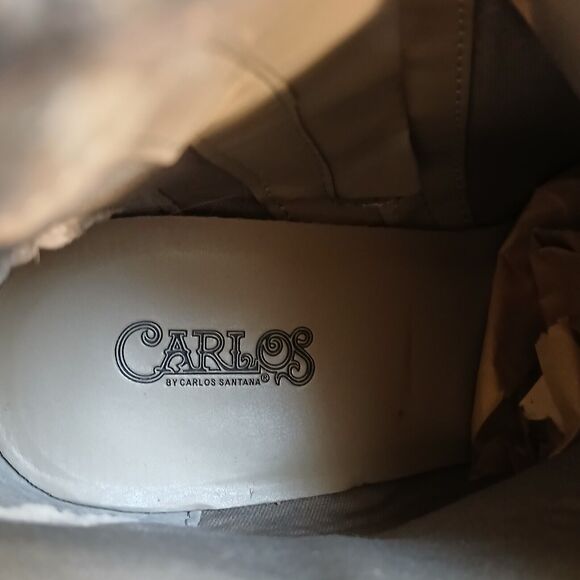 Carlos by Carlos Santana Lydia Ankle Boot Natural Snake Faux Leather Women's 7 - Picture 13 of 14